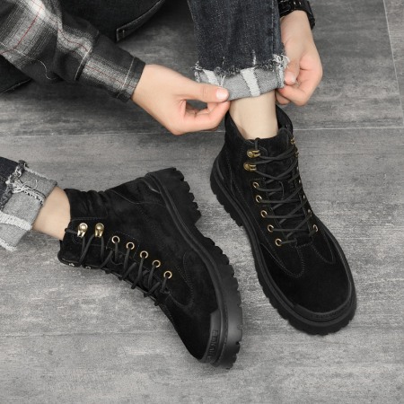 Autumn Personalized Men's High-Top Shoes New Trend Martin Boots